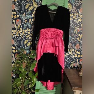 Darcy- Perfect 80s velvet dress